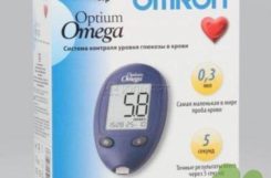 Глюкометр Omron Optium Omega