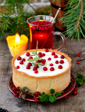Новогодний десерт для диабетиков: праздничный чизкейк