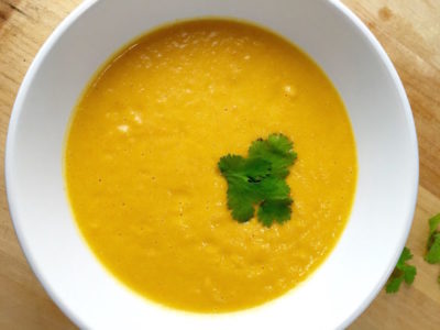 Рецепты наших читателей. Морковный суп с имбирем и петрушкой