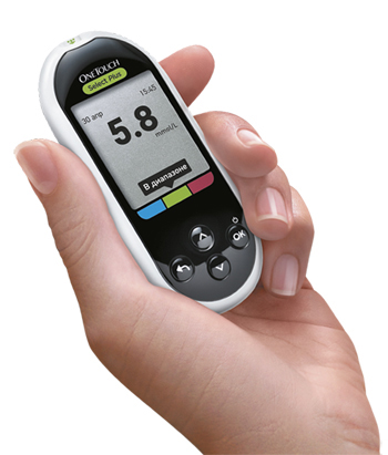 Глюкометр OneTouch Select® Plus: теперь контролировать диабет помогут цветовые подсказки
